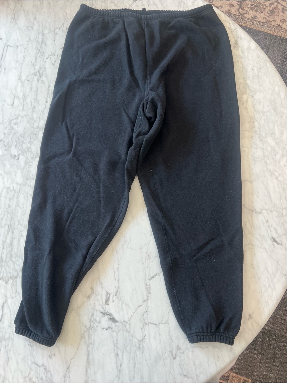 SKIMS Black Cozy Track Joggers